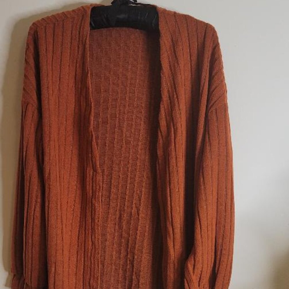 Orange Cardigan